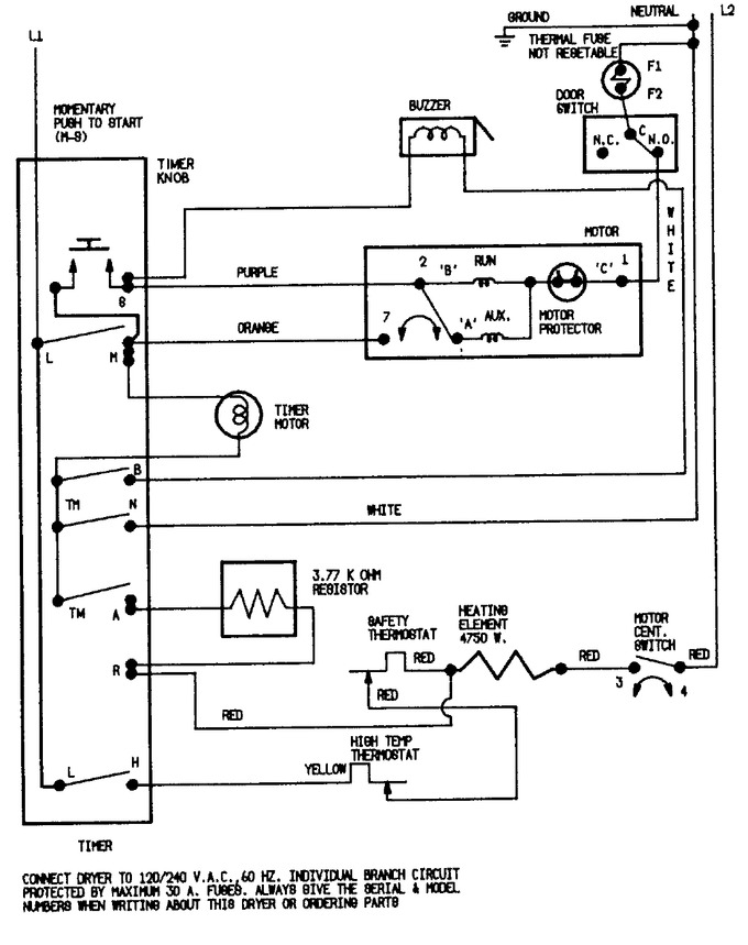 Diagram for YE204LWC