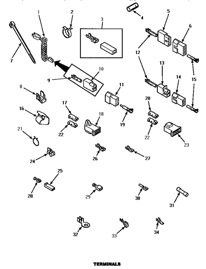 Diagram for LE8407W (BOM: P1163620W W)