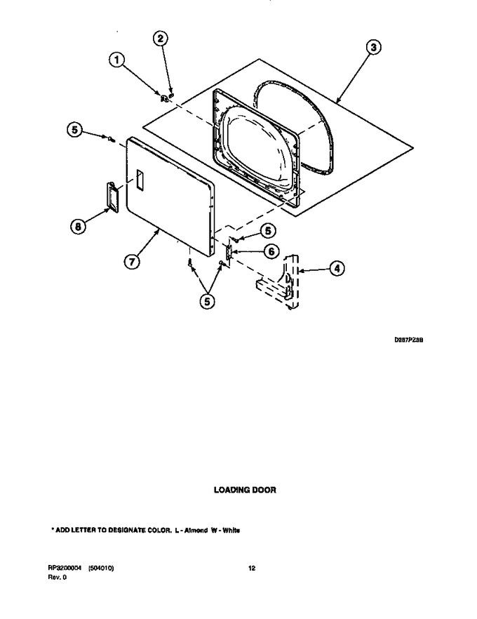 Diagram for LES19AW (BOM: PLES19AW)