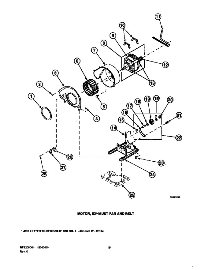 Diagram for LES19AW (BOM: PLES19AW)