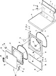 Diagram for 03 - Door And Front, Access, And Top Panels