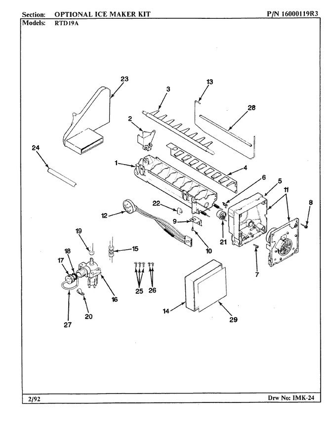 Diagram for LRTD19A (BOM: 9E11A)