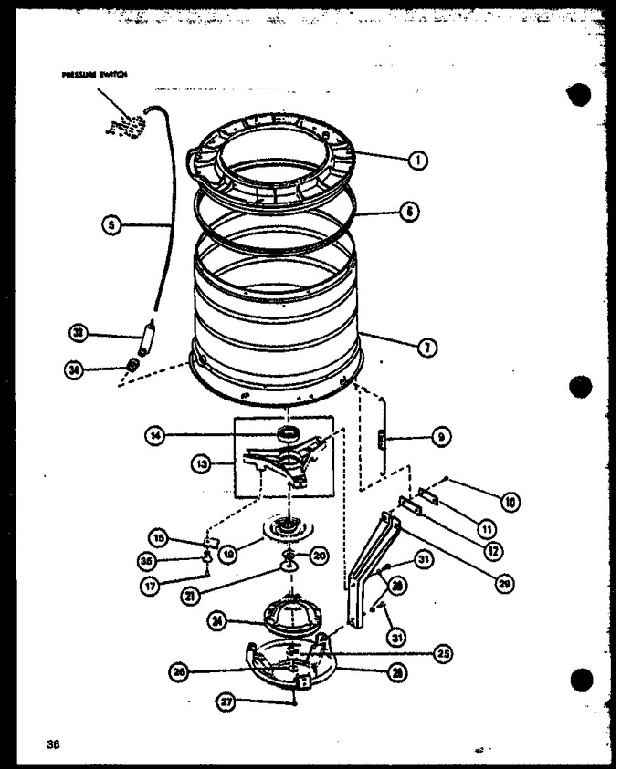 Diagram for LW3403W (BOM: P1164319W W)