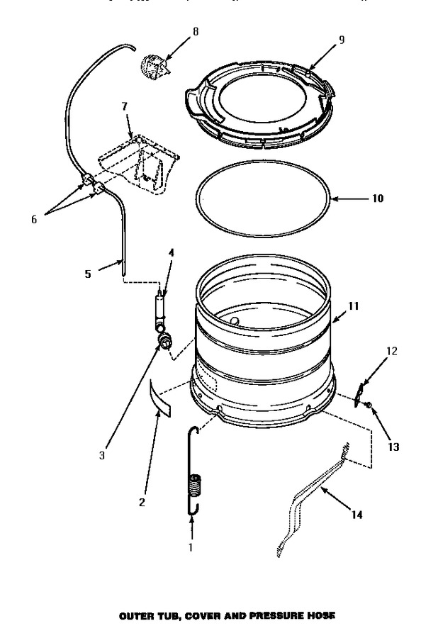 Diagram for LW6111WB (BOM: PLW6111WB A)