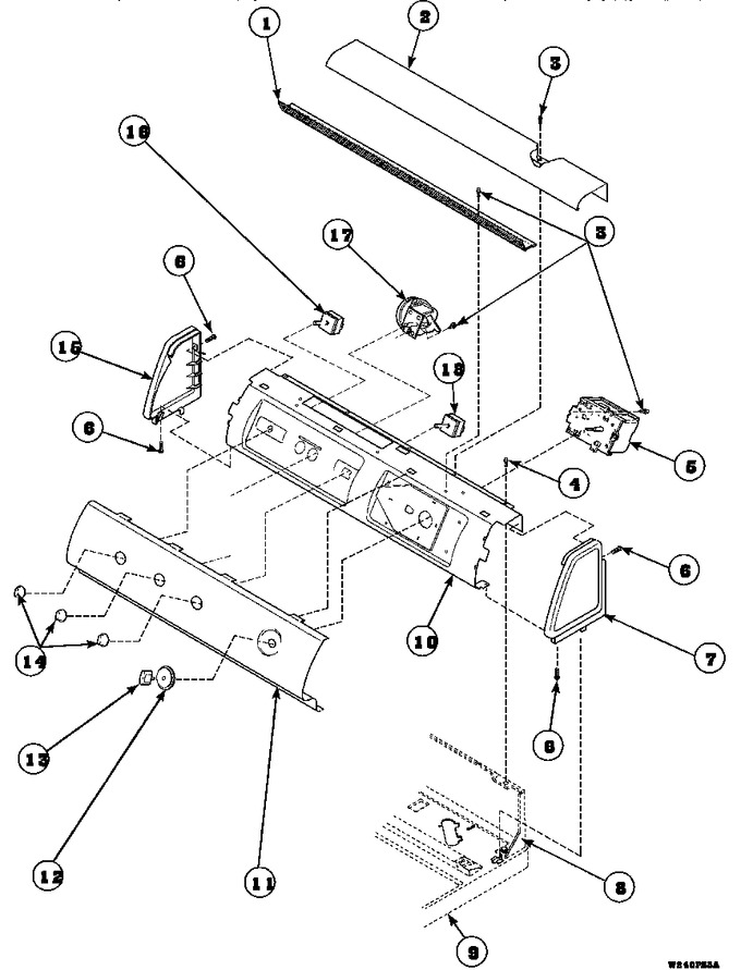 Diagram for LW8203W2B (BOM: PLW8203W2 B)