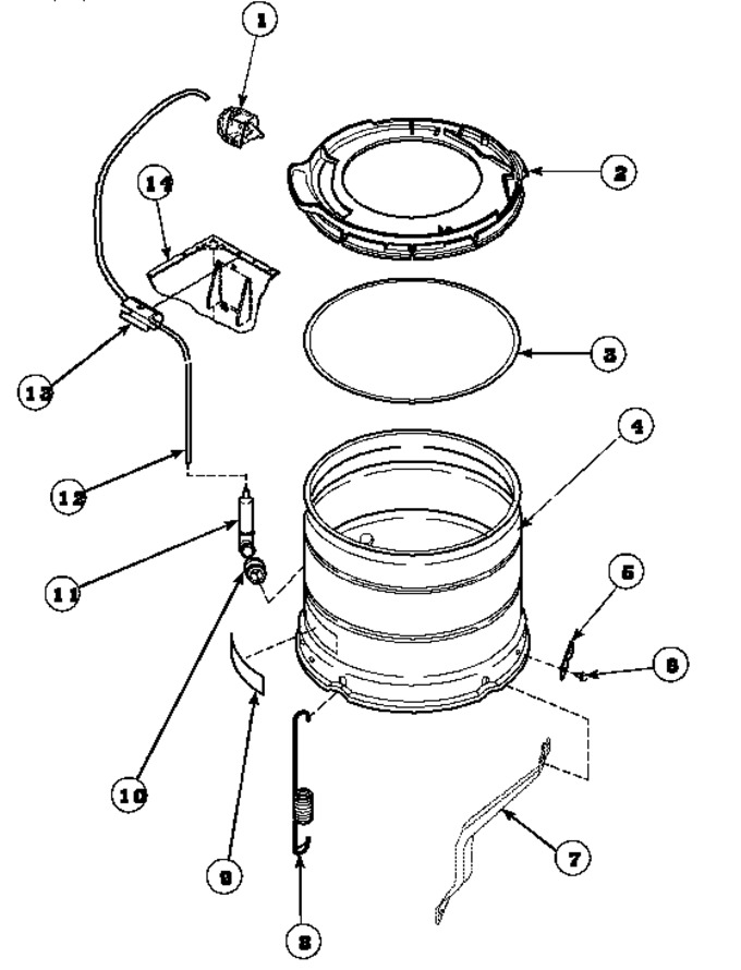 Diagram for LW8463W2 (BOM: PLW8463W2 B)