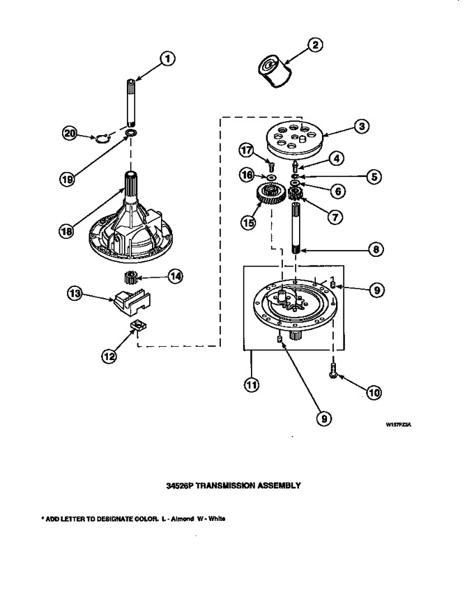 Diagram for LW8252L2 (BOM: PLW8252L2 A)