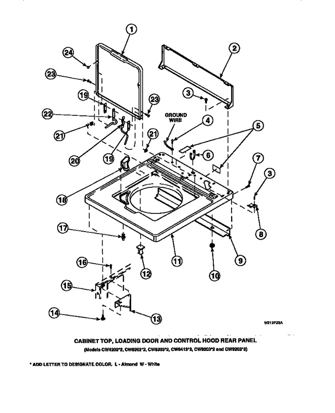 Diagram for LW8303L2 (BOM: PLW8303L2 A)