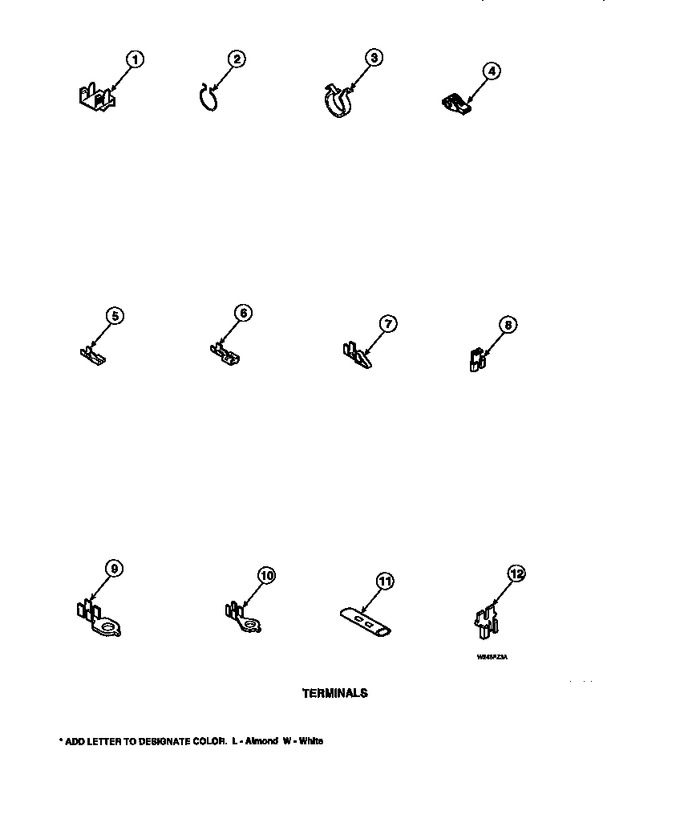 Diagram for LW8303W2 (BOM: PLW8303W2 A)