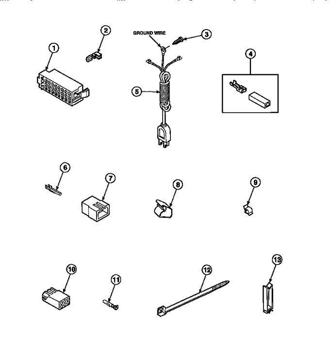 Diagram for LW8413W2 (BOM: PLW8413W2 B)