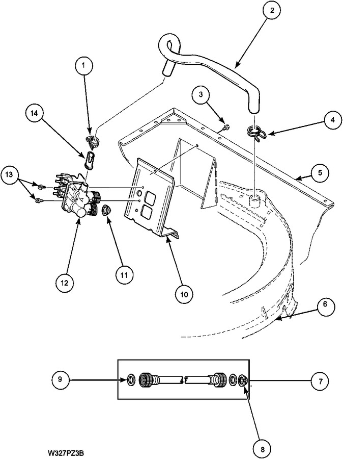 Diagram for LWC40AW (BOM: PLWC40AW)