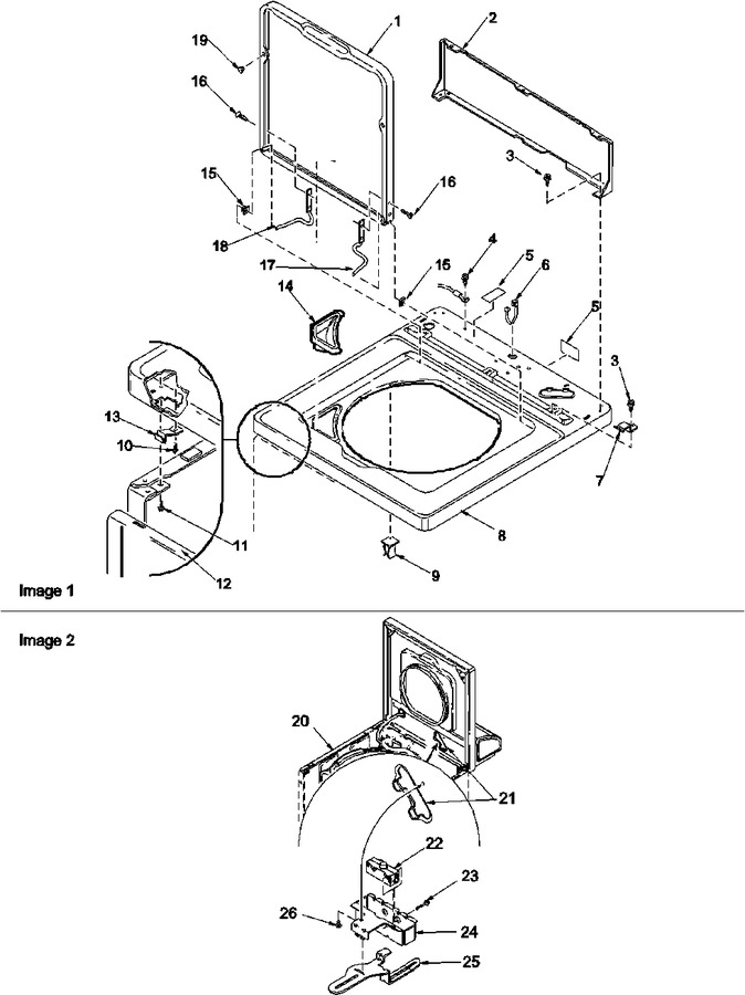 Diagram for LWC80AW (BOM: PLWC80AW)