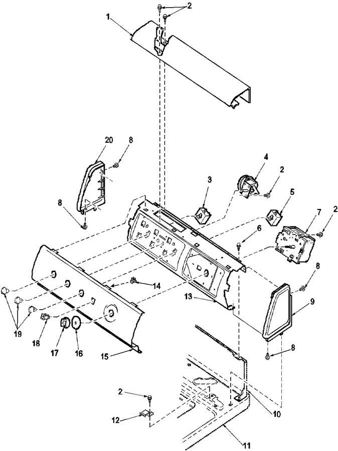 Diagram for LWD67AW (BOM: PLWD67AW)