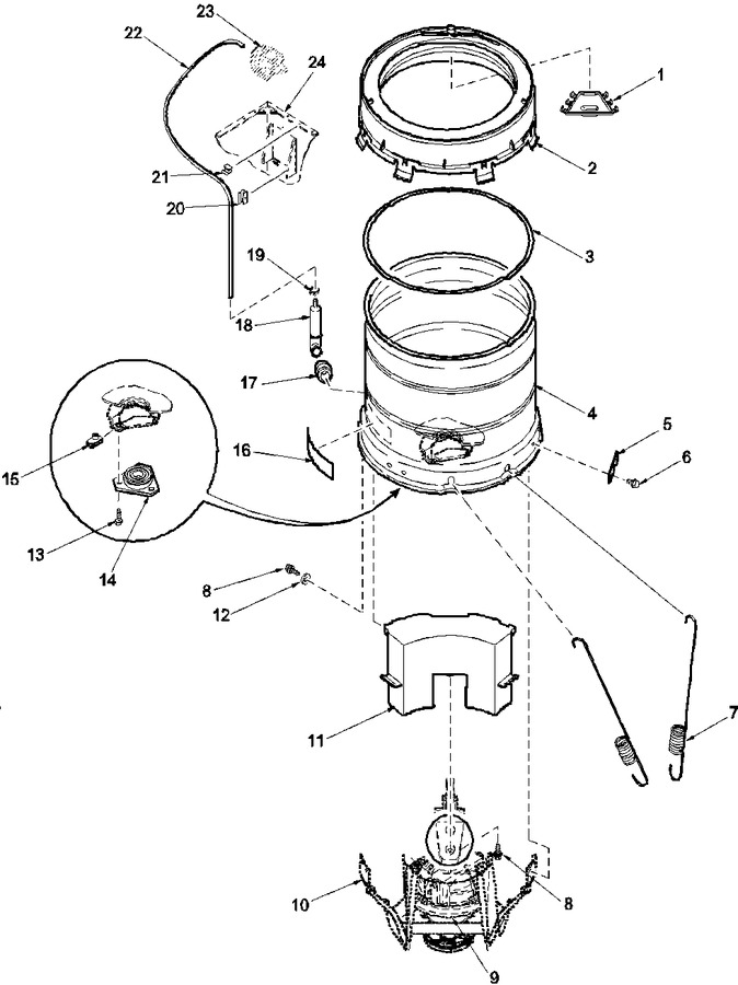 Diagram for LWD67AL (BOM: PLWD67AL)