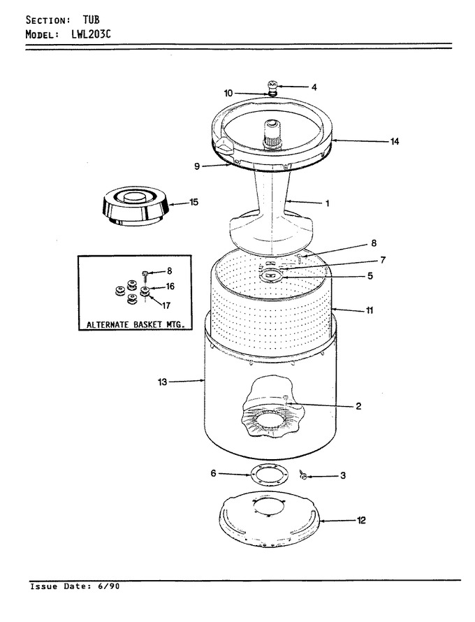 Diagram for LWL203WC