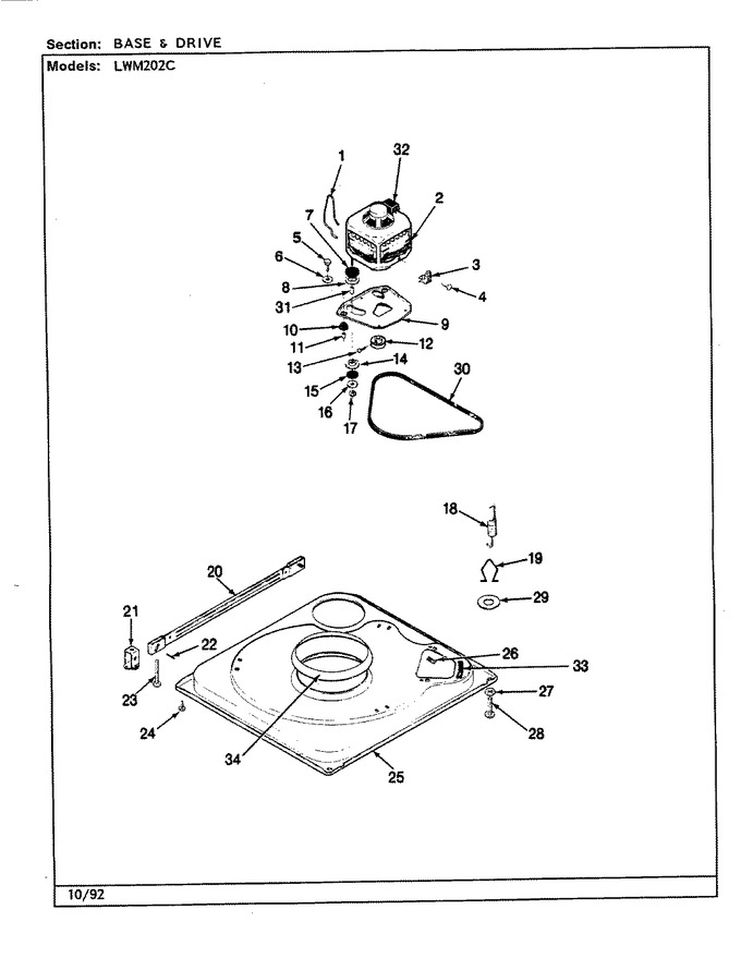 Diagram for LWM202HC