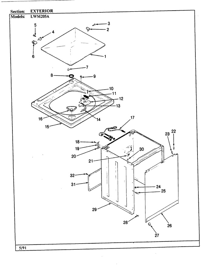 Diagram for LWM205A