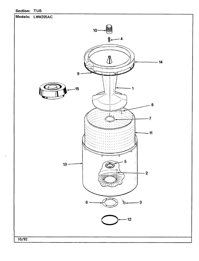 Diagram for LWM205AC