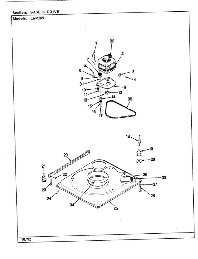 Diagram for LWM205W