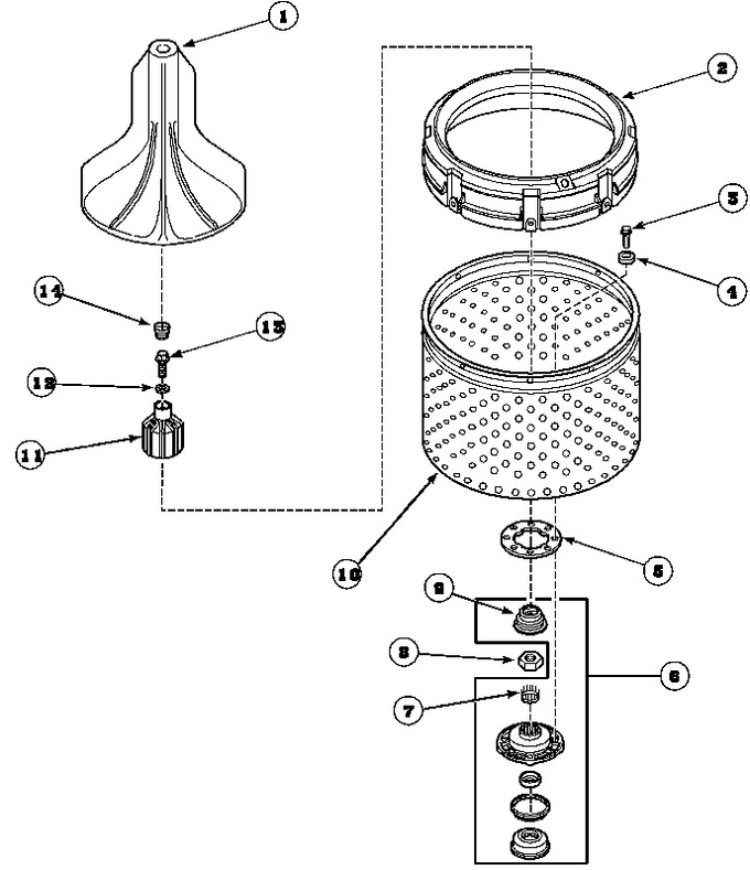 Diagram for LWS16AW (BOM: PLWS16AW)