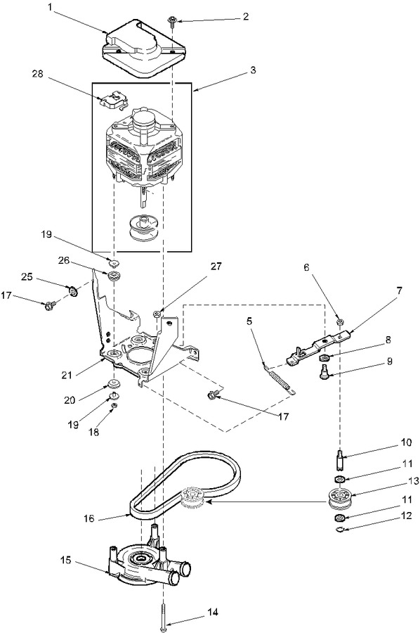 Diagram for LWX50AW (BOM: PLWX50AW)