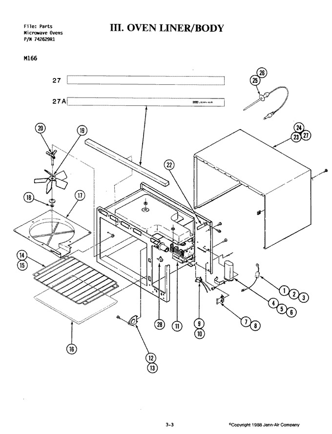 Diagram for M166B