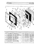 Diagram for 10 - Door Assembly