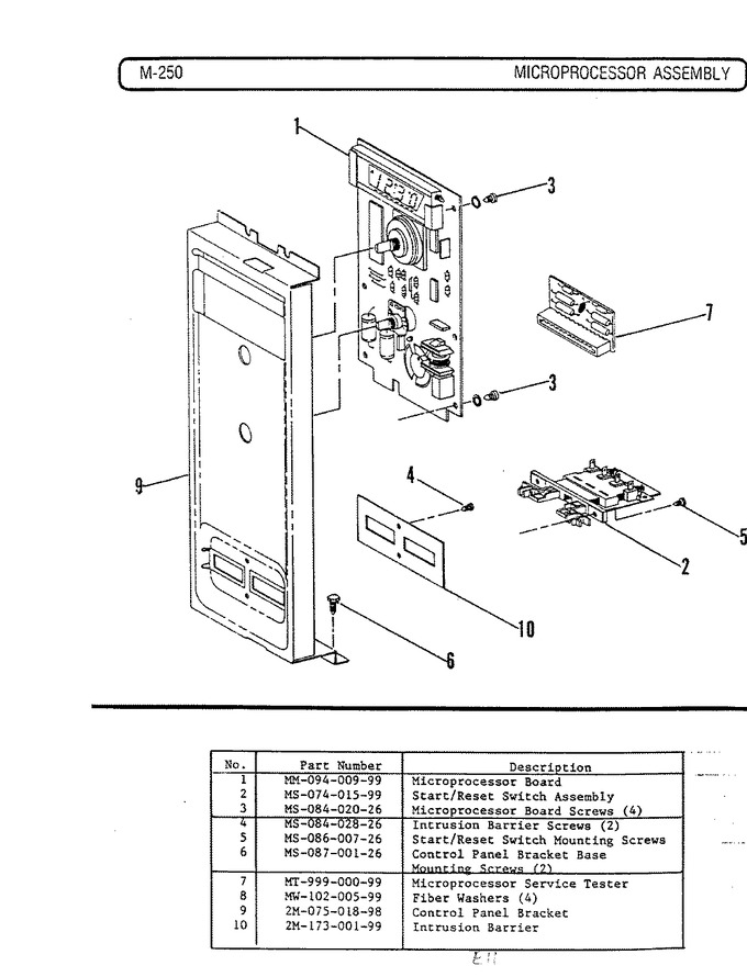 Diagram for M250