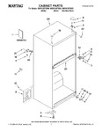 Diagram for 01 - Cabinet Parts