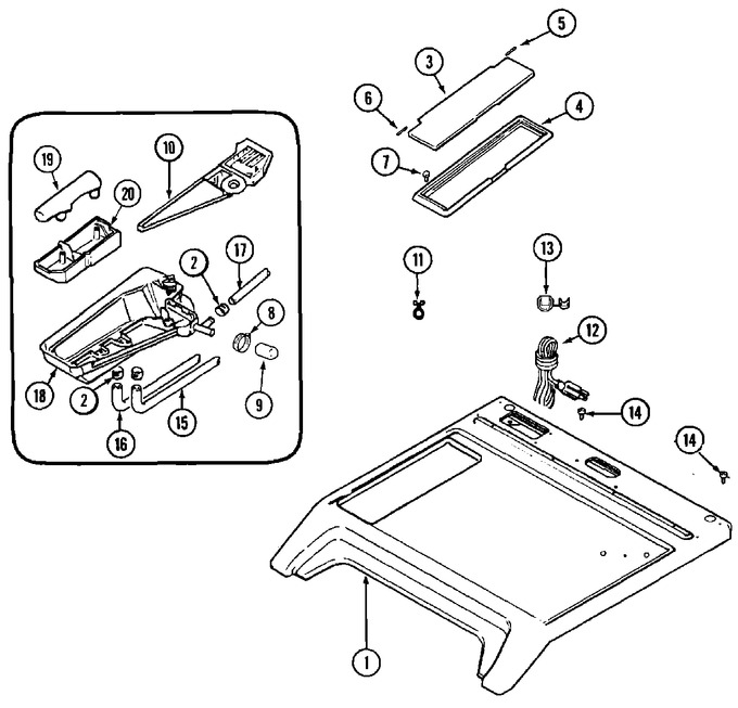 Diagram for MAH20PDCXW