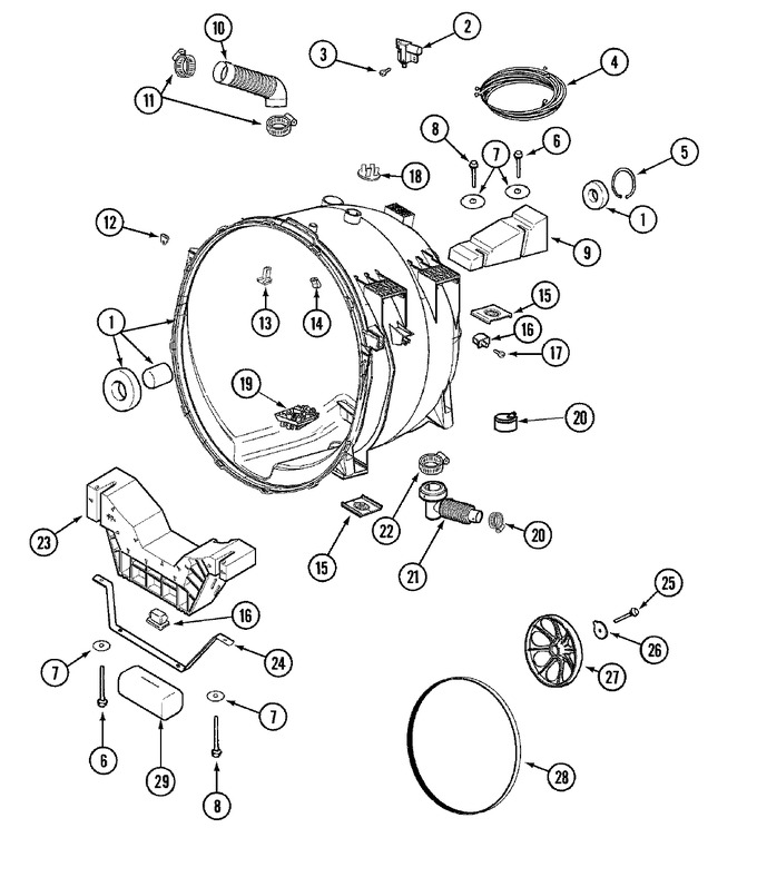 Diagram for MAH4000BWQ