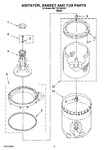 Diagram for 05 - Agitator, Basket And Tub Parts