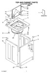 Diagram for 01 - Top And Cabinet Parts