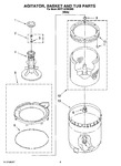 Diagram for 05 - Agitator, Basket And Tub Parts