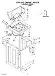 Diagram for 01 - Top And Cabinet Parts