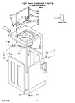 Diagram for 01 - Top And Cabinet Parts