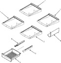 Diagram for 10 - Refrigerator Shelves