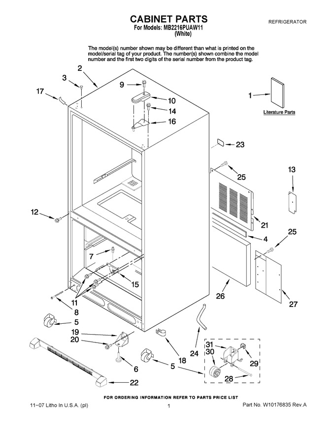 Diagram for MB2216PUAW11