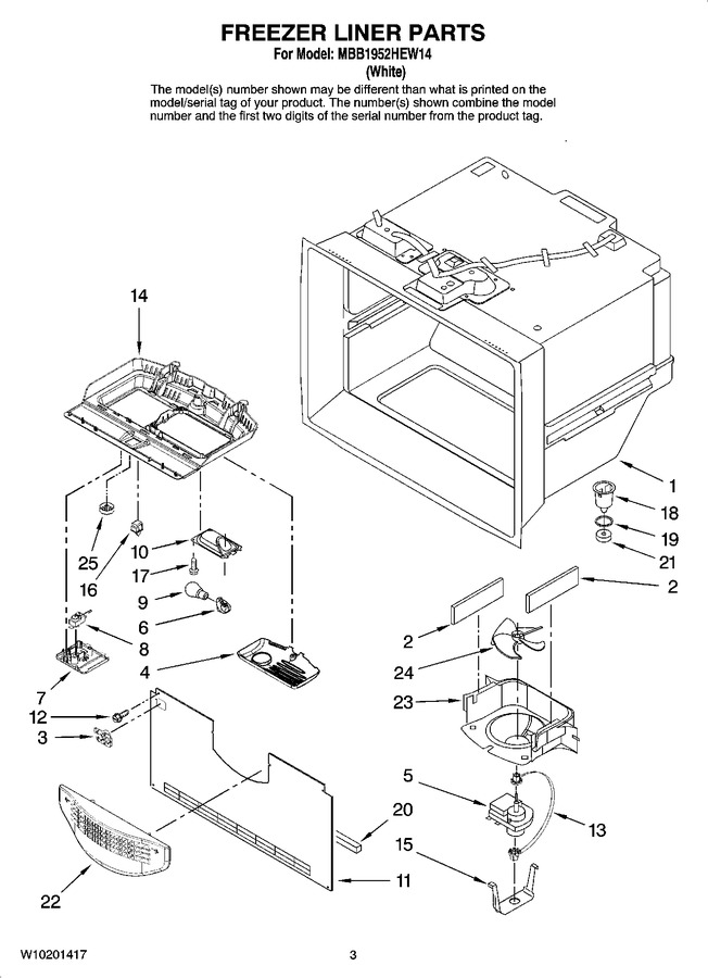 Diagram for MBB1952HEW14