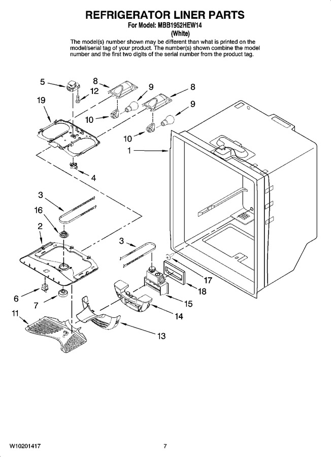 Diagram for MBB1952HEW14