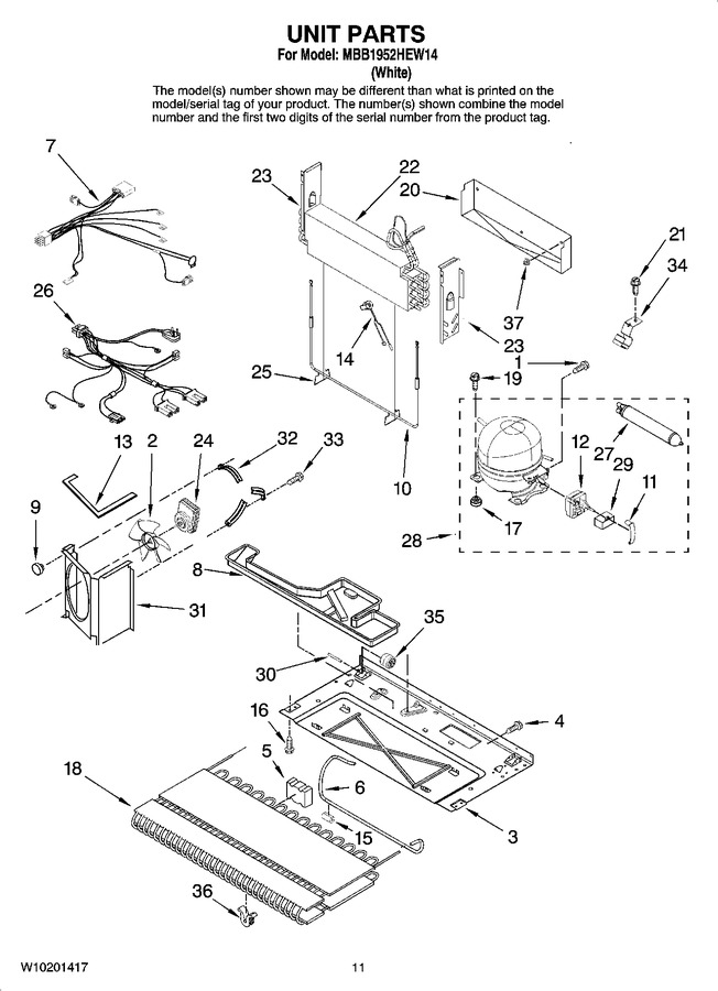 Diagram for MBB1952HEW14