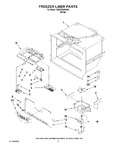 Diagram for 03 - Freezer Liner Parts