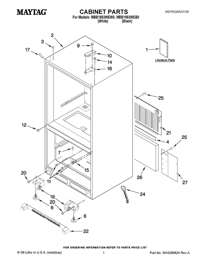 Diagram for MBB1953WEB0