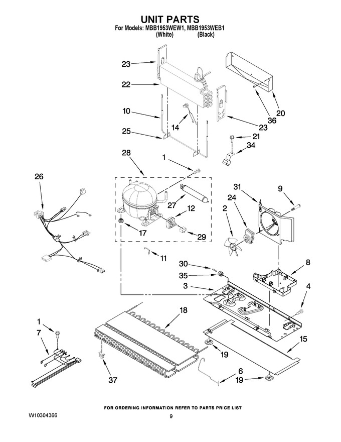 Diagram for MBB1953WEB1