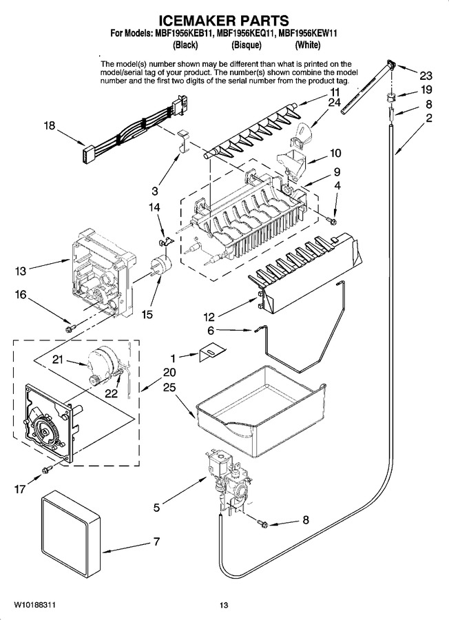 Diagram for MBF1956KEW11