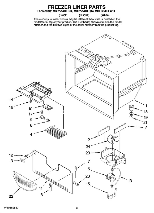 Diagram for MBF2254HEQ14