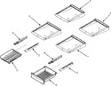 Diagram for 10 - Refrigerator Shelves