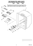 Diagram for 04 - Refrigerator Liner Parts