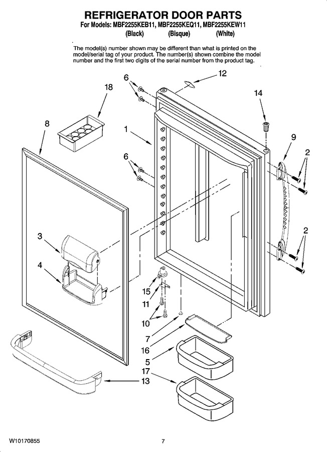 Diagram for MBF2255KEB11