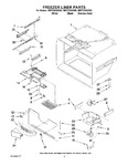 Diagram for 02 - Freezer Liner Parts